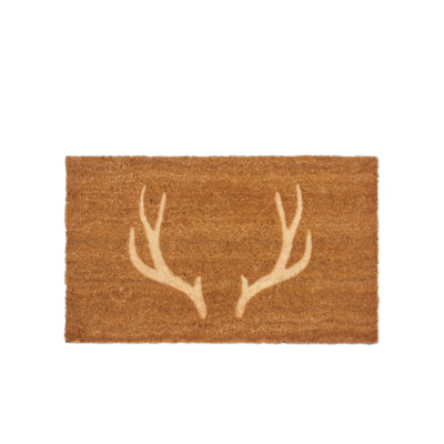 Paillasson en relief Bois de cerf 75 x 45 cm Paillassons meublespin.fr - mobilier et de décoration de style montagne ou chalet- meubles en pin, mobilier en bois massif de qualité, canapés convertibles - https://meublespin.fr