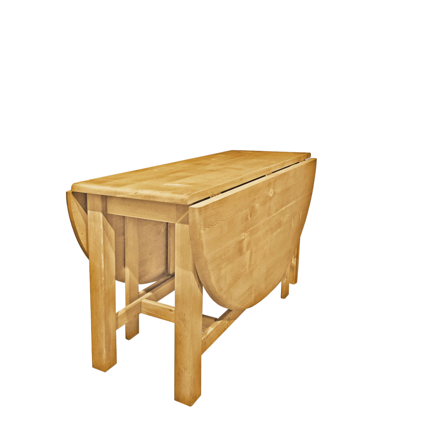 Table Pliante Ovale en Pin Massif Ciré 148 x 110 cm - meublespin.fr - Chamonix Table Pliante Ovale en Pin Massif Ciré 148 x 110 cm Chamonix meublespin.fr - mobilier et de décoration de style montagne ou chalet- meubles en pin, mobilier en bois massif de qualité, canapés convertibles - https://meublespin.fr