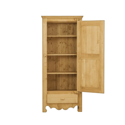 Bonnetière 1 Porte et 1 Tiroir Chamonix en Pin Massif Chamonix meublespin.fr - mobilier et de décoration de style montagne ou chalet- meubles en pin, mobilier en bois massif de qualité, canapés convertibles - https://meublespin.fr