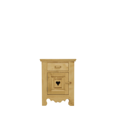 Chevet Chamonix 1 Porte 1 Tiroir en Pin Massif charnières à gauche - meublespin.fr - Chamonix Chevet Chamonix 1 Porte 1 Tiroir en Pin Massif charnières à gauche Chamonix meublespin.fr - mobilier et de décoration de style montagne ou chalet- meubles en pin, mobilier en bois massif de qualité, canapés convertibles - https://meublespin.fr