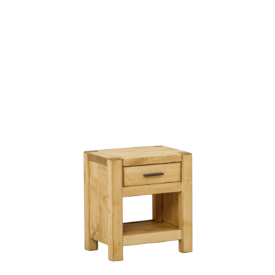 Chevet Contemporain Morzine 1 Tiroir en Pin Massif Ciré Chevets meublespin.fr - mobilier et de décoration de style montagne ou chalet- meubles en pin, mobilier en bois massif de qualité, canapés convertibles - https://meublespin.fr