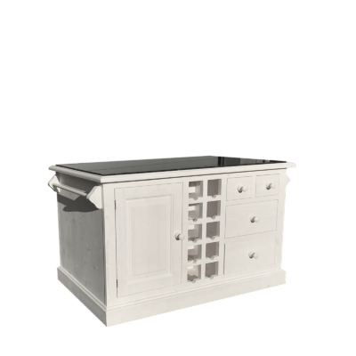 Grand billot de cuisine double face 135 cm – CIRÉ BLANC Chamonix meublespin.fr - mobilier et de décoration de style montagne ou chalet- meubles en pin, mobilier en bois massif de qualité, canapés convertibles - https://meublespin.fr