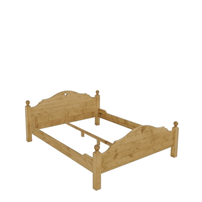 Lit en pin massif Chamonix 180 x 200 cm Chamonix meublespin.fr - mobilier et de décoration de style montagne ou chalet- meubles en pin, mobilier en bois massif de qualité, canapés convertibles - https://meublespin.fr