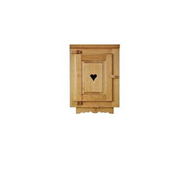 Haut de Cuisine à suspendre Chamonix 49 cm 1 Porte charnière à gauche en Pin Massif Cuisine Chamonix meublespin.fr - mobilier et de décoration de style montagne ou chalet- meubles en pin, mobilier en bois massif de qualité, canapés convertibles - https://meublespin.fr