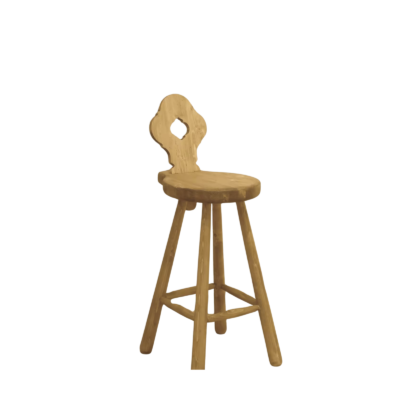 Chaise de Bar Chamonix en pin massif Chamonix meublespin.fr - mobilier et de décoration de style montagne ou chalet- meubles en pin, mobilier en bois massif de qualité, canapés convertibles - https://meublespin.fr