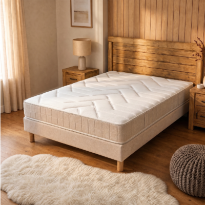 Matelas Bultex ANALOGIE • H 23 cm • Soutien Équilibré & Accueil Moelleux Matelas et Surmatelas meublespin.fr - mobilier et de décoration de style montagne ou chalet- meubles en pin, mobilier en bois massif de qualité, canapés convertibles - https://meublespin.fr