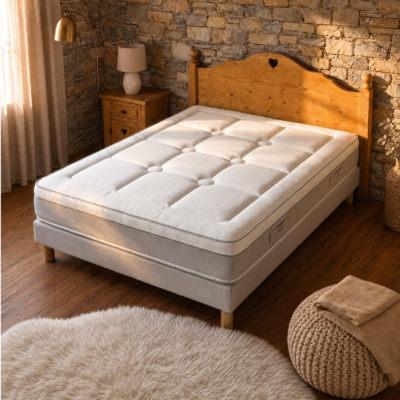 Matelas Bultex U T O P I E  • H 26 cm • Soutien Équilibré & Accueil Ultra Moelleux Matelas et Surmatelas meublespin.fr - mobilier et de décoration de style montagne ou chalet- meubles en pin, mobilier en bois massif de qualité, canapés convertibles - https://meublespin.fr
