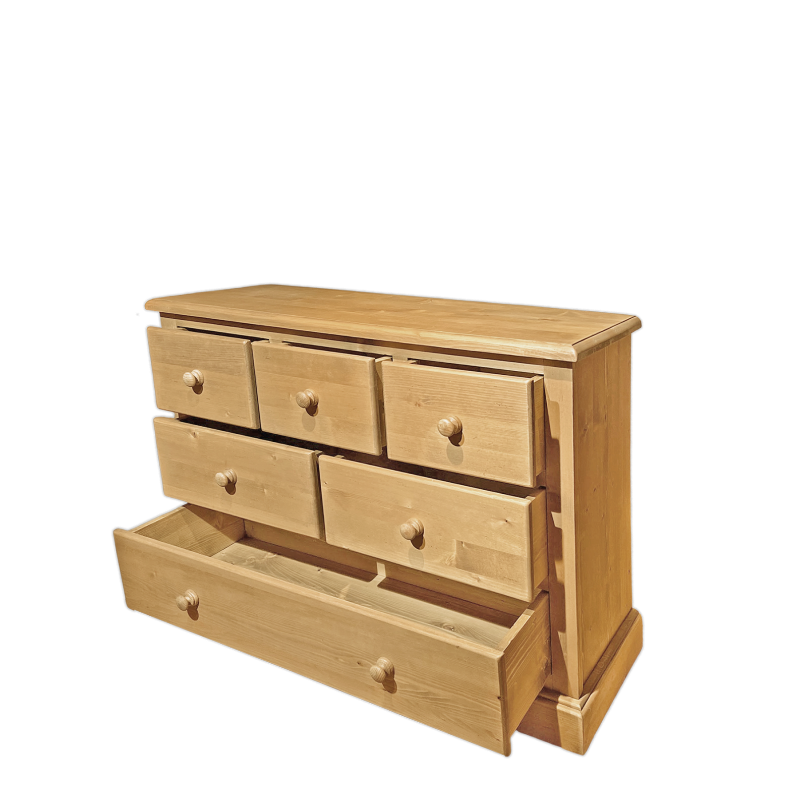 Commode 6 Tiroirs Chamonix en Pin Massif 120 cm - meublespin.fr - Chamonix Commode 6 Tiroirs Chamonix en Pin Massif 120 cm Chamonix meublespin.fr - mobilier et de décoration de style montagne ou chalet- meubles en pin, mobilier en bois massif de qualité, canapés convertibles - https://meublespin.fr