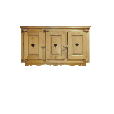 Haut de Cuisine à suspendre Chamonix 120 cm 3 Portes en Pin Massif Cuisine Chamonix meublespin.fr - mobilier et de décoration de style montagne ou chalet- meubles en pin, mobilier en bois massif de qualité, canapés convertibles - https://meublespin.fr
