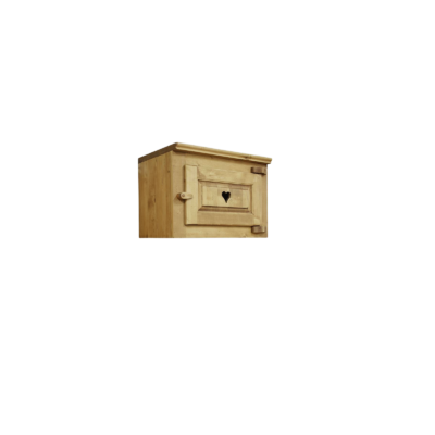 Haut de Cuisine sur hotte à suspendre Chamonix 60 cm 1 Porte charnière à droite en Pin Massif Cuisine Chamonix meublespin.fr - mobilier et de décoration de style montagne ou chalet- meubles en pin, mobilier en bois massif de qualité, canapés convertibles - https://meublespin.fr