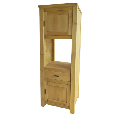 COLONNE FOUR 2 Portes + 1 Tiroir MORZINE en Pin Massif – charnières à droite - meublespin.fr - Cuisine Morzine COLONNE FOUR 2 Portes + 1 Tiroir MORZINE en Pin Massif – charnières à droite Cuisine Morzine meublespin.fr - mobilier et de décoration de style montagne ou chalet- meubles en pin, mobilier en bois massif de qualité, canapés convertibles - https://meublespin.fr