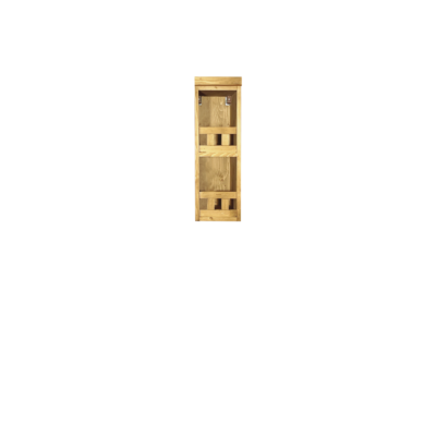 élément haut range bouteilles 20cm H63 cm MORZINE en Pin Massif Cuisine Morzine meublespin.fr - mobilier et de décoration de style montagne ou chalet- meubles en pin, mobilier en bois massif de qualité, canapés convertibles - https://meublespin.fr