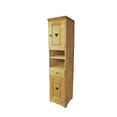 Colonne de Salle de bain 2 Portes 1 Tiroir – charnières à droite Colonnes meublespin.fr - mobilier et de décoration de style montagne ou chalet- meubles en pin, mobilier en bois massif de qualité, canapés convertibles - https://meublespin.fr