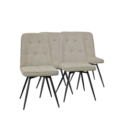 Lot: 4 Chaises Design Beige sable: Clara Chaises en pin massif & chaises design meublespin.fr - mobilier et de décoration de style montagne ou chalet- meubles en pin, mobilier en bois massif de qualité, canapés convertibles - https://meublespin.fr