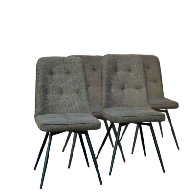 Lot: 4 Chaises Design Taupe: Clara Chaises en pin massif & chaises design meublespin.fr - mobilier et de décoration de style montagne ou chalet- meubles en pin, mobilier en bois massif de qualité, canapés convertibles - https://meublespin.fr