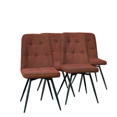 Lot: 4 Chaises Design Terracotta: Clara Chaises en pin massif & chaises design meublespin.fr - mobilier et de décoration de style montagne ou chalet- meubles en pin, mobilier en bois massif de qualité, canapés convertibles - https://meublespin.fr